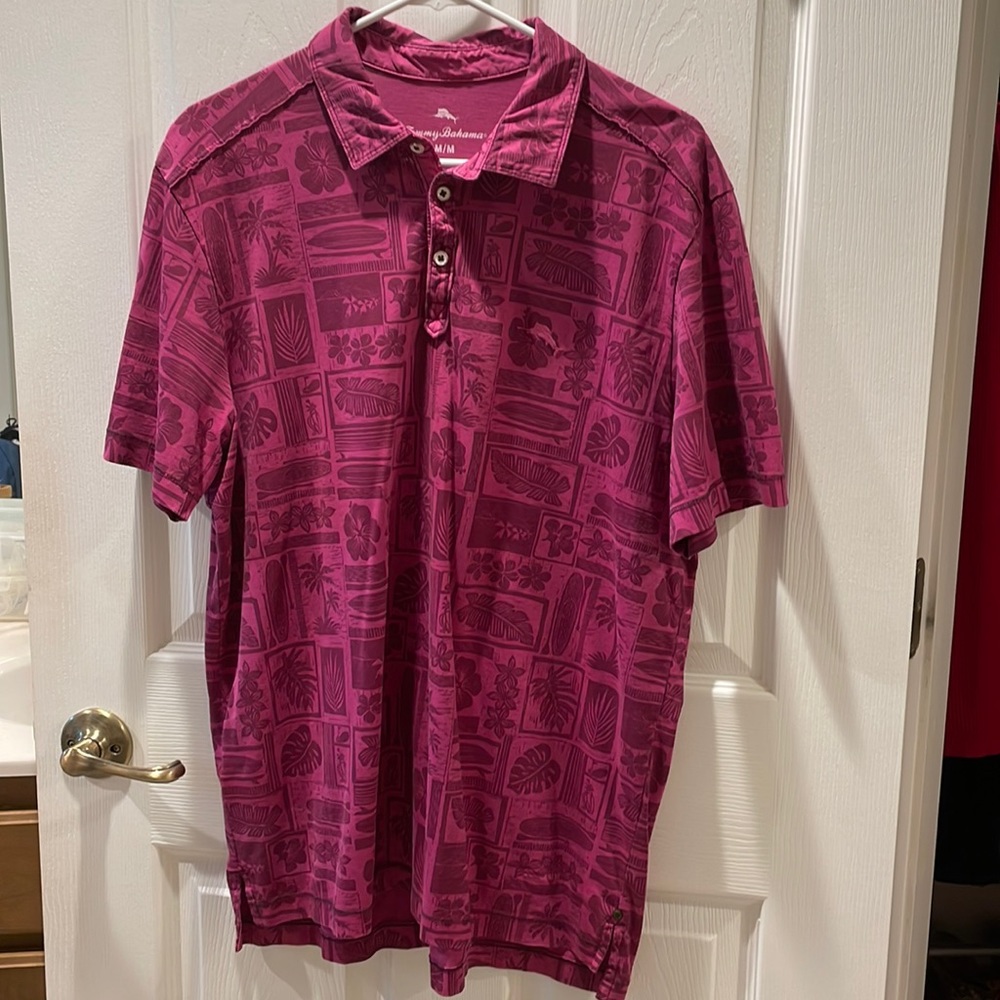Tommy Bahama polo size medium.